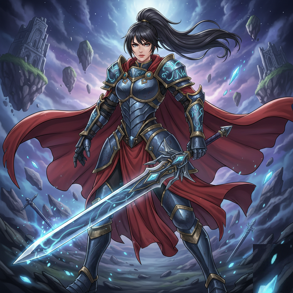 anime ai portrait - warrior fantasy from photo